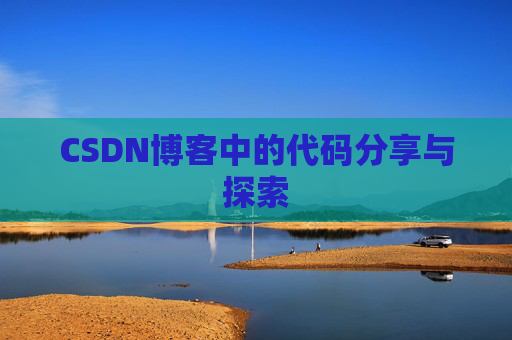 CSDN博客中的代码分享与探索